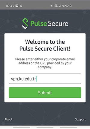pulse secure setup client